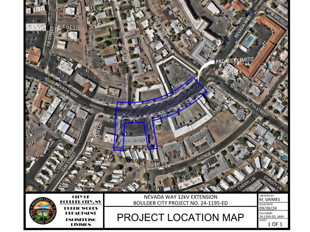 Nevada Way kV Upgrades Map - 2.2025