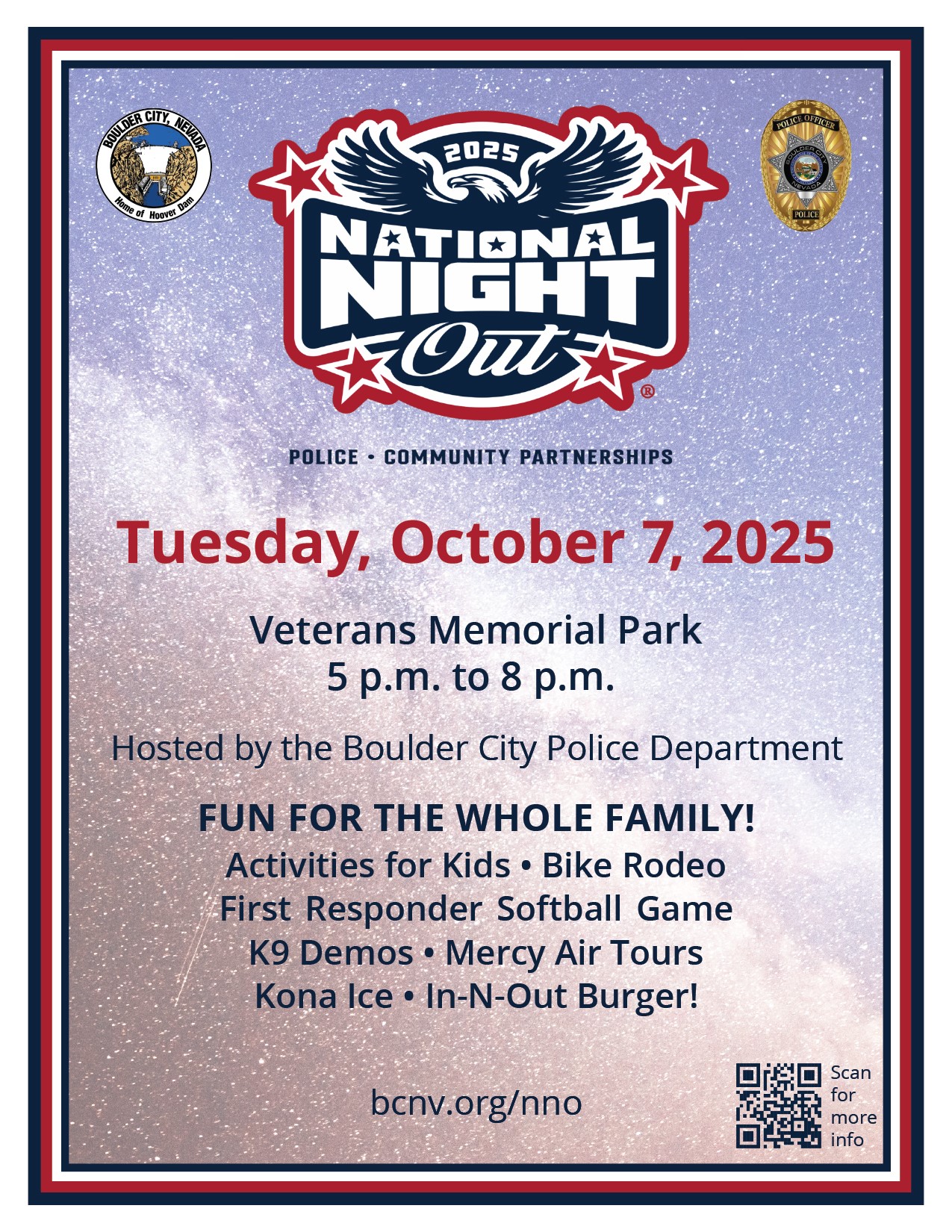 National Night Out Flyer 2025