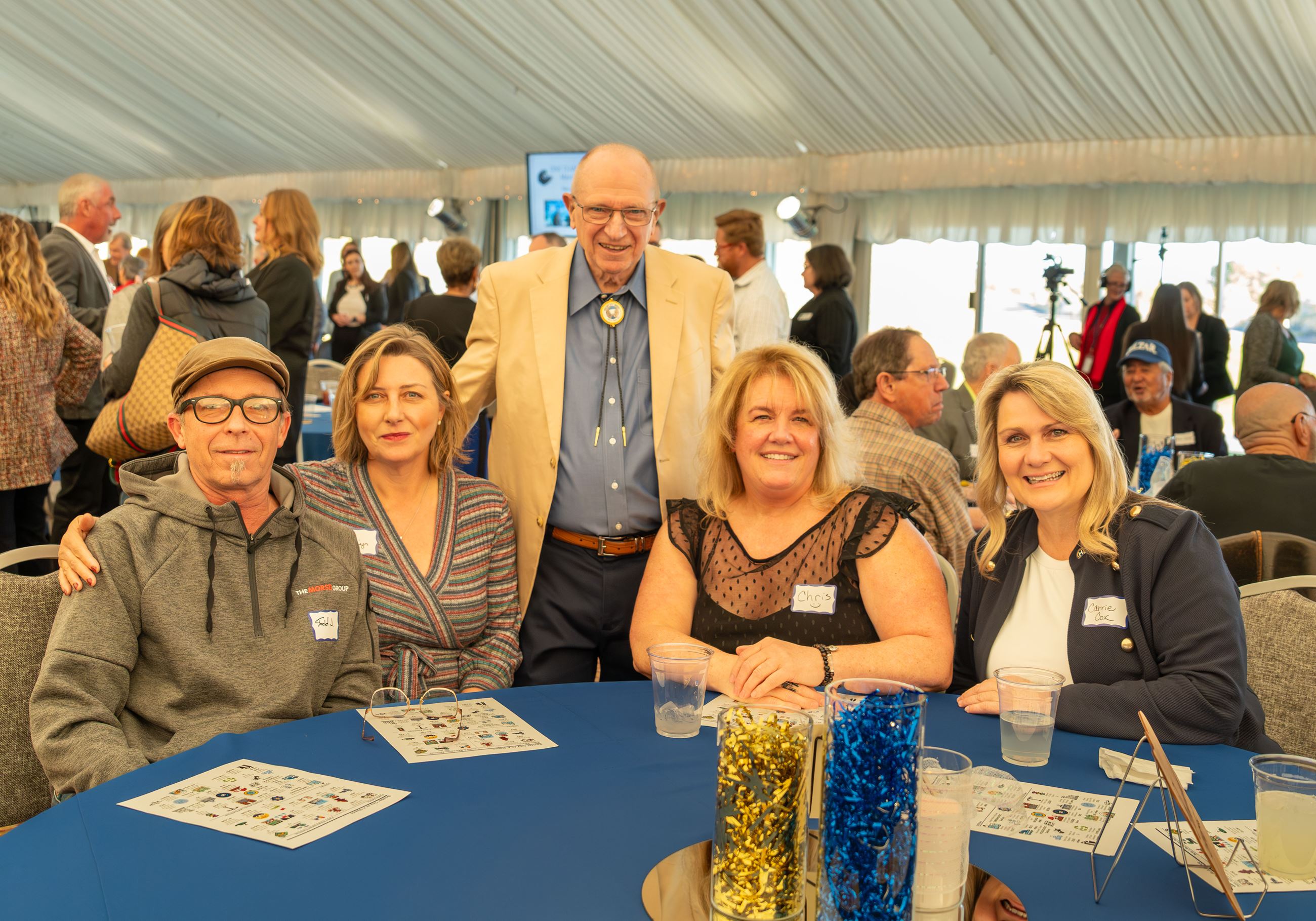 2026 State of the City (79) Photo: Mayor Joe Hardy with guests, including Henderson City Councilmember Carrie Cox  